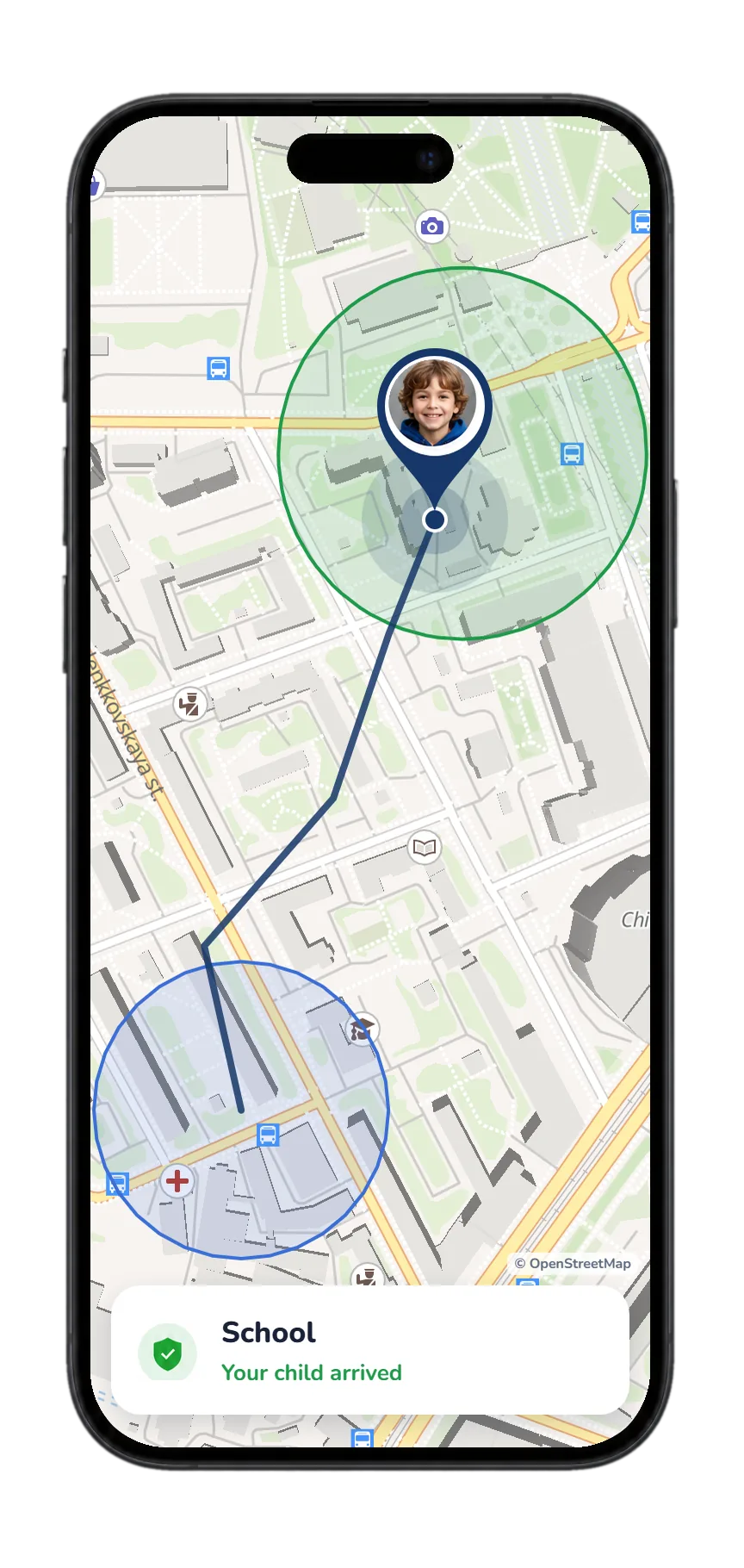the child location map in Gardion